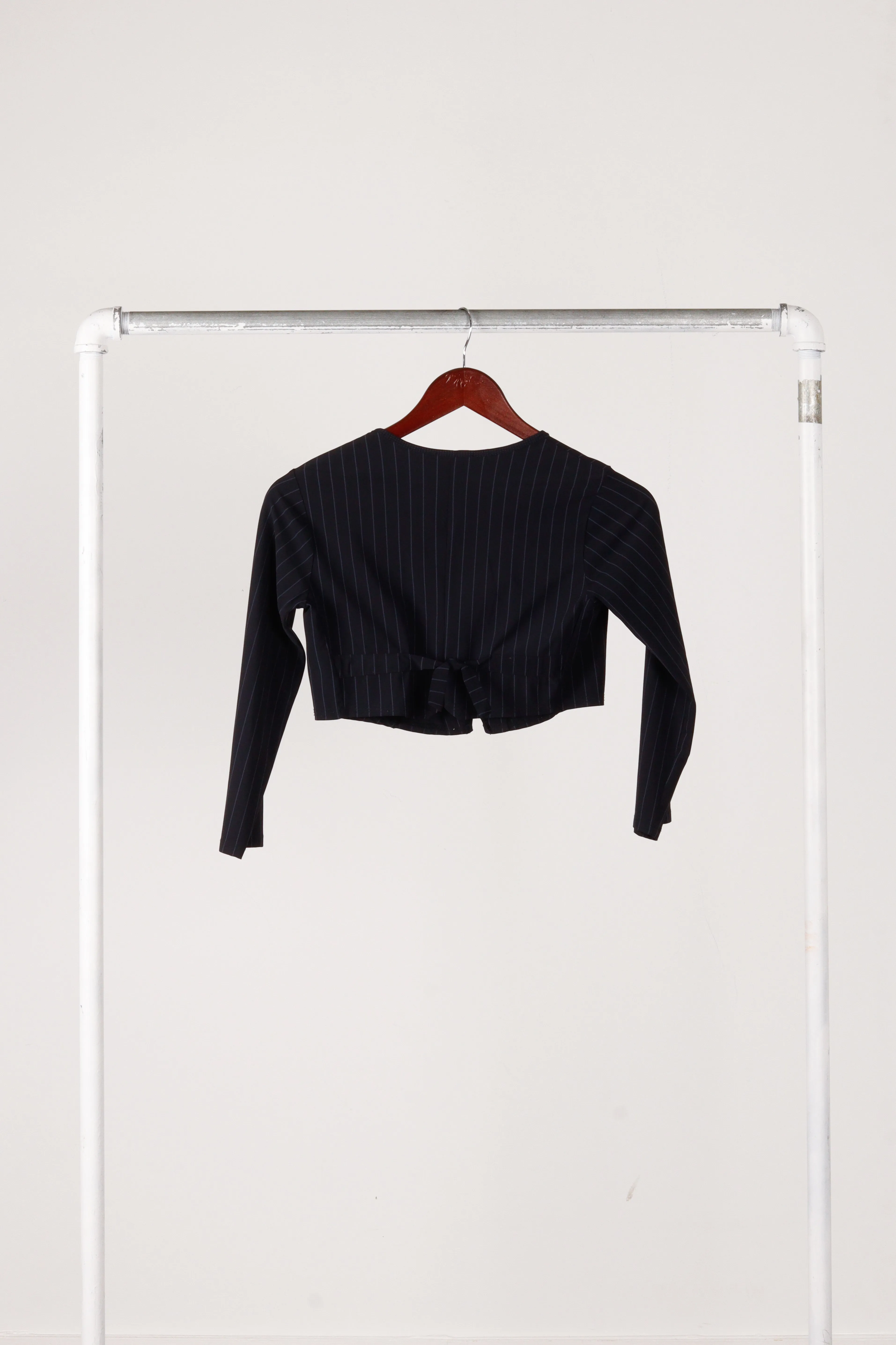 2000's Marithe Francois Girbaud Womens 'Cropped Elastane Blazer' Top (2011)