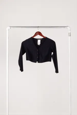 2000's Marithe Francois Girbaud Womens 'Cropped Elastane Blazer' Top (2011)