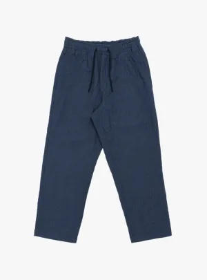 Alva Skate Trouser Crinkle Cotton Blue