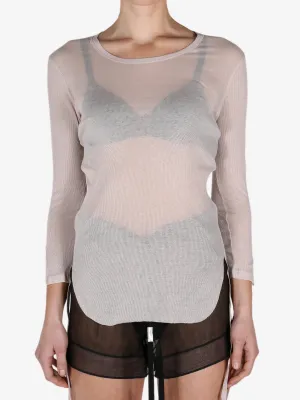 ANN DEMEULEMEESTER - Women Trina Three-Quarter Sleeve Slim T-Shirt