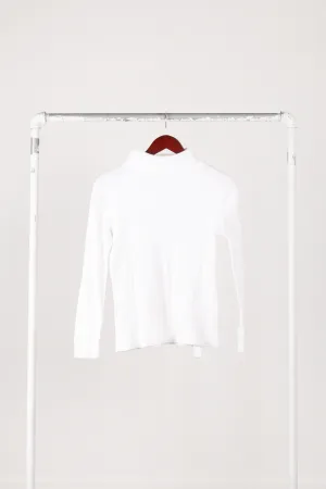 Beams Boy FW18 'Waffle Knit Turtle Neck' Sweater White (2018)