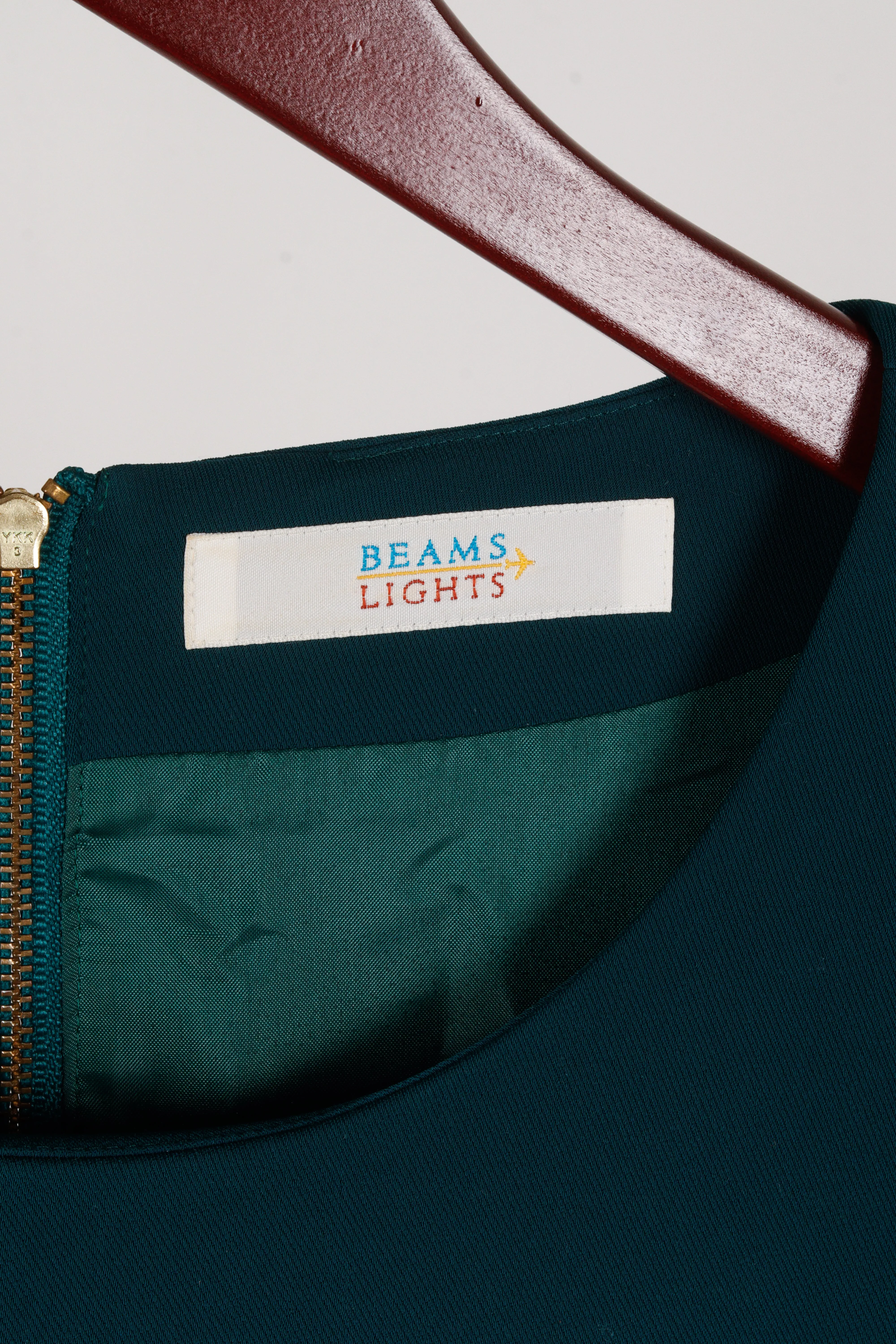 Beams Lights 'Mini Shift' Dress Green