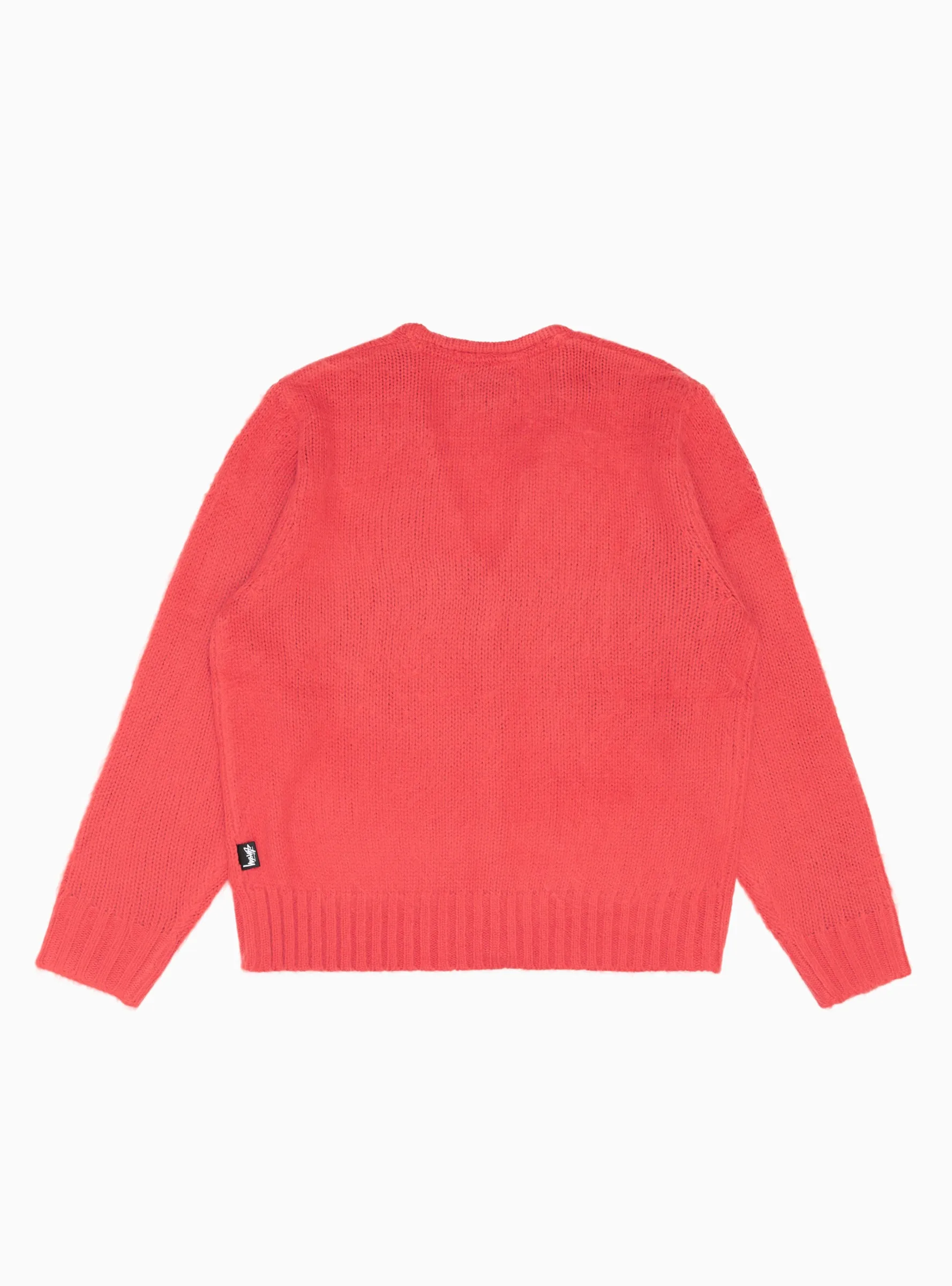 Brushed Cardigan Red