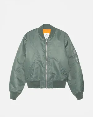 Built Bomber Jacket - Green