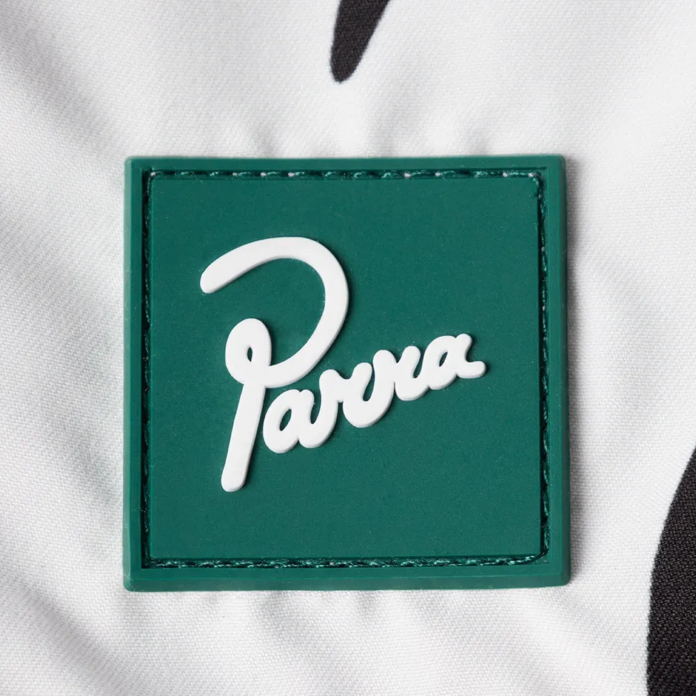 BY PARRA YOGA WALKS SWIM SHORTS // WHITE