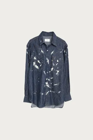Denim Western Shirt - Indigo