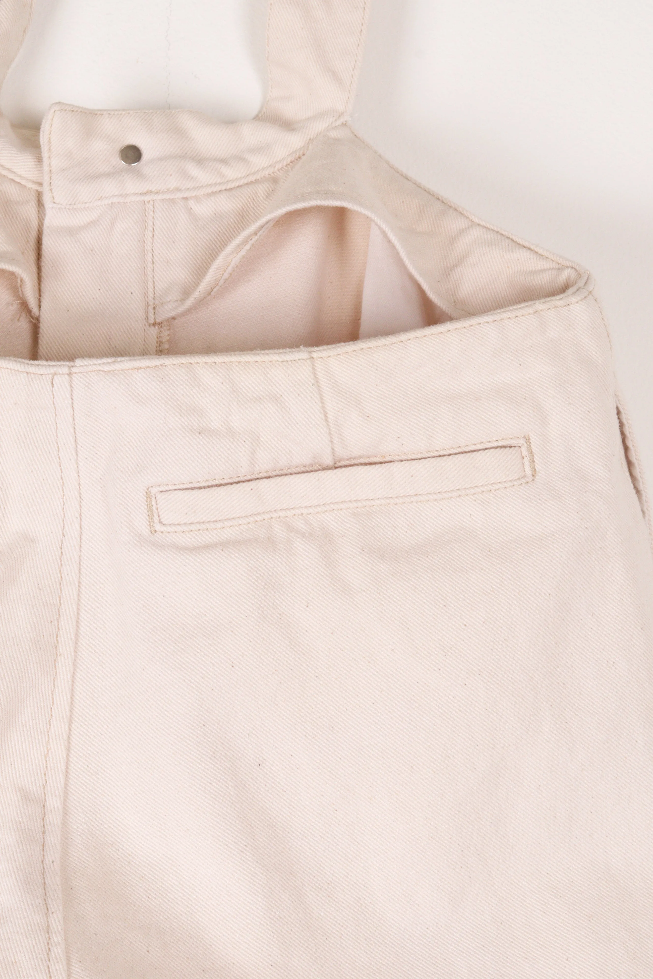Dion Lee SS24 'Y Front' Denim Jeans Beige (2024)
