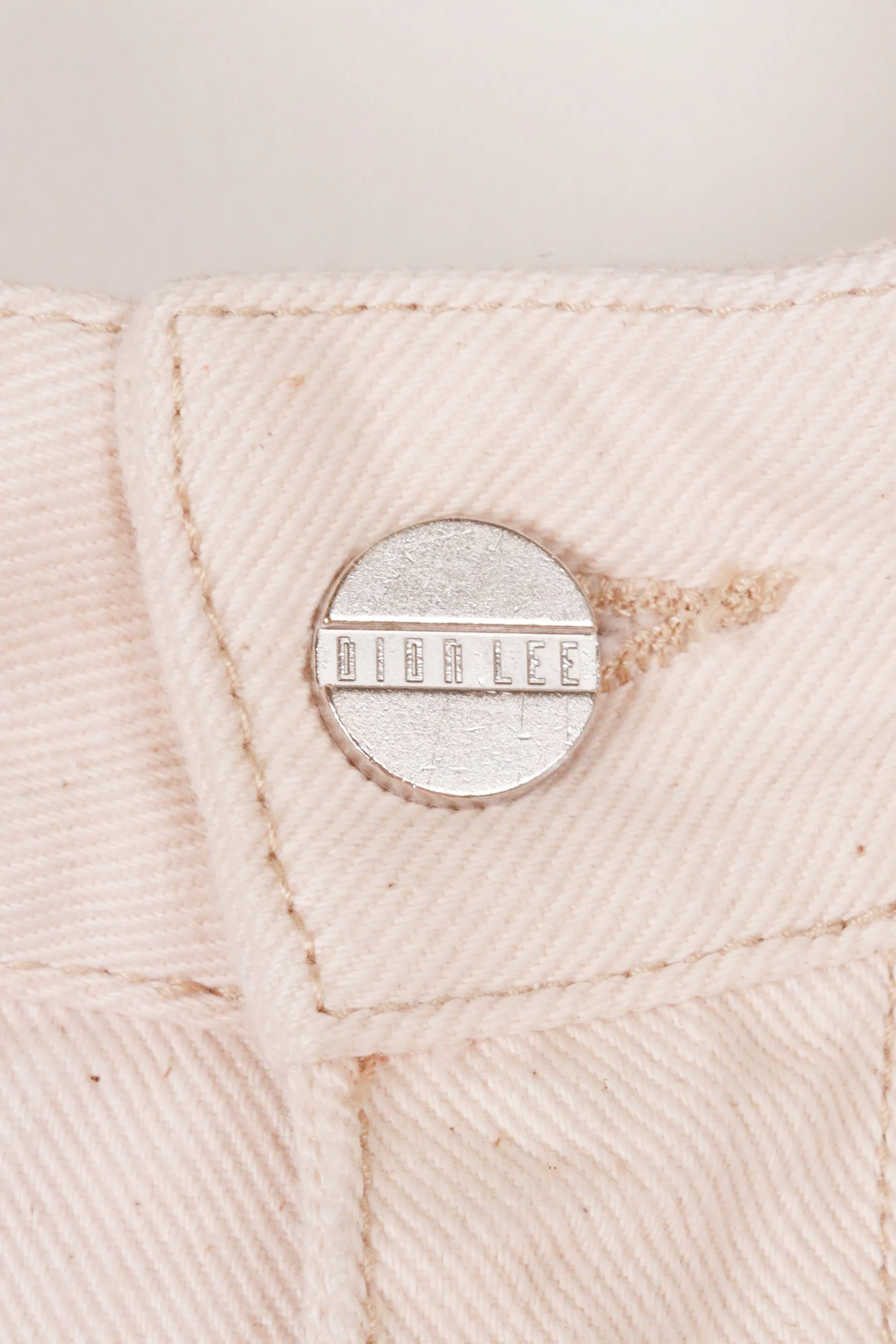 Dion Lee SS24 'Y Front' Denim Jeans Beige (2024)