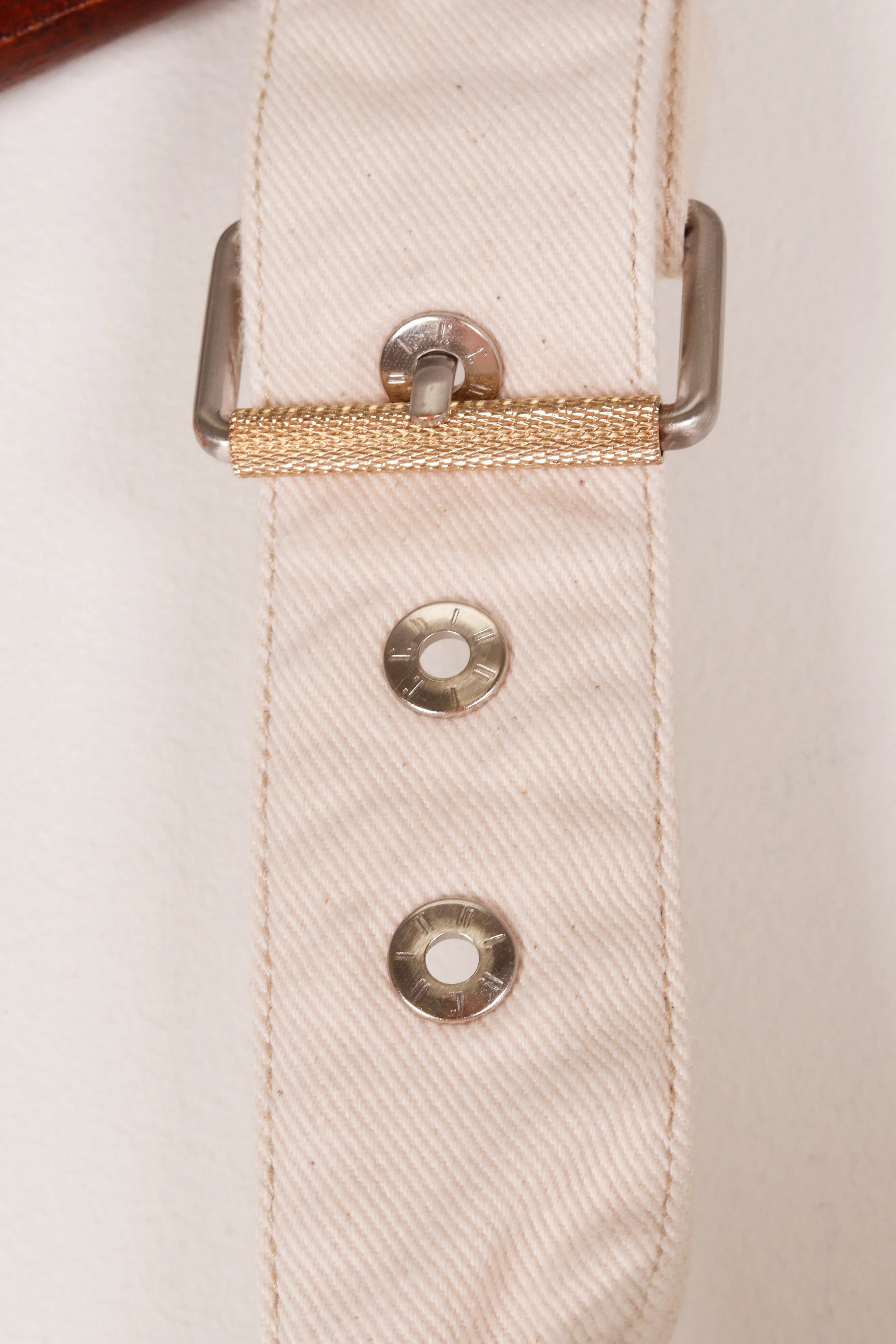 Dion Lee SS24 'Y Front' Denim Jeans Beige (2024)