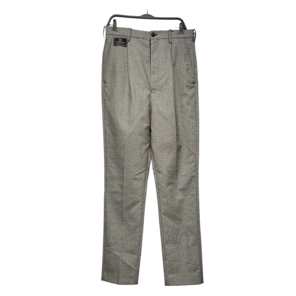 doublet/Slacks/M/Wool/GRY/Houndstooth Check/HIGH WAIST SLIM TROUSERS