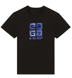 Givenchy 4G Multi Color Tee (Black Blue)