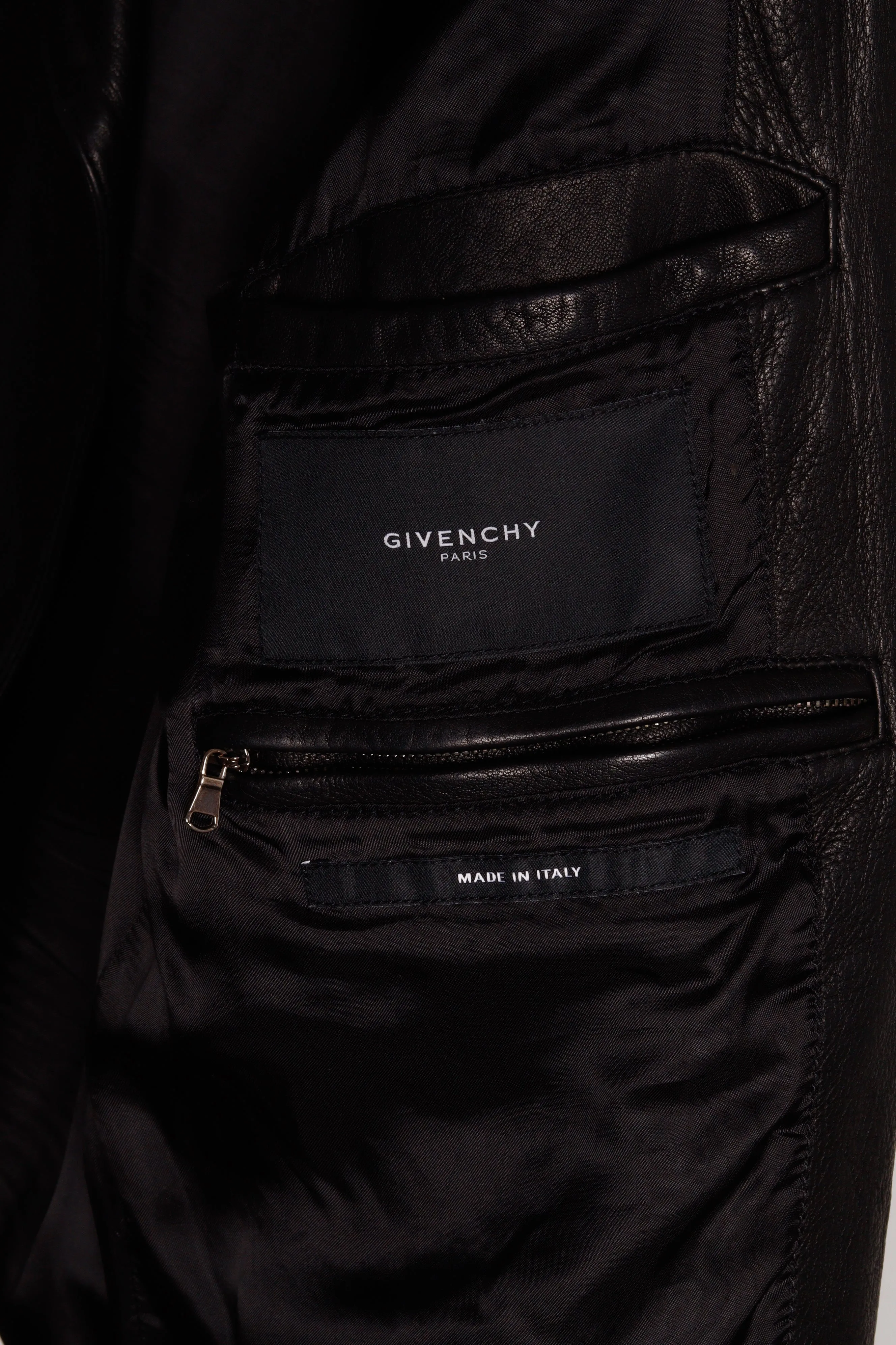 Givenchy FW10 'Stud Embossed Shoulder Lambskin Leather' Moto Jacket (2010)