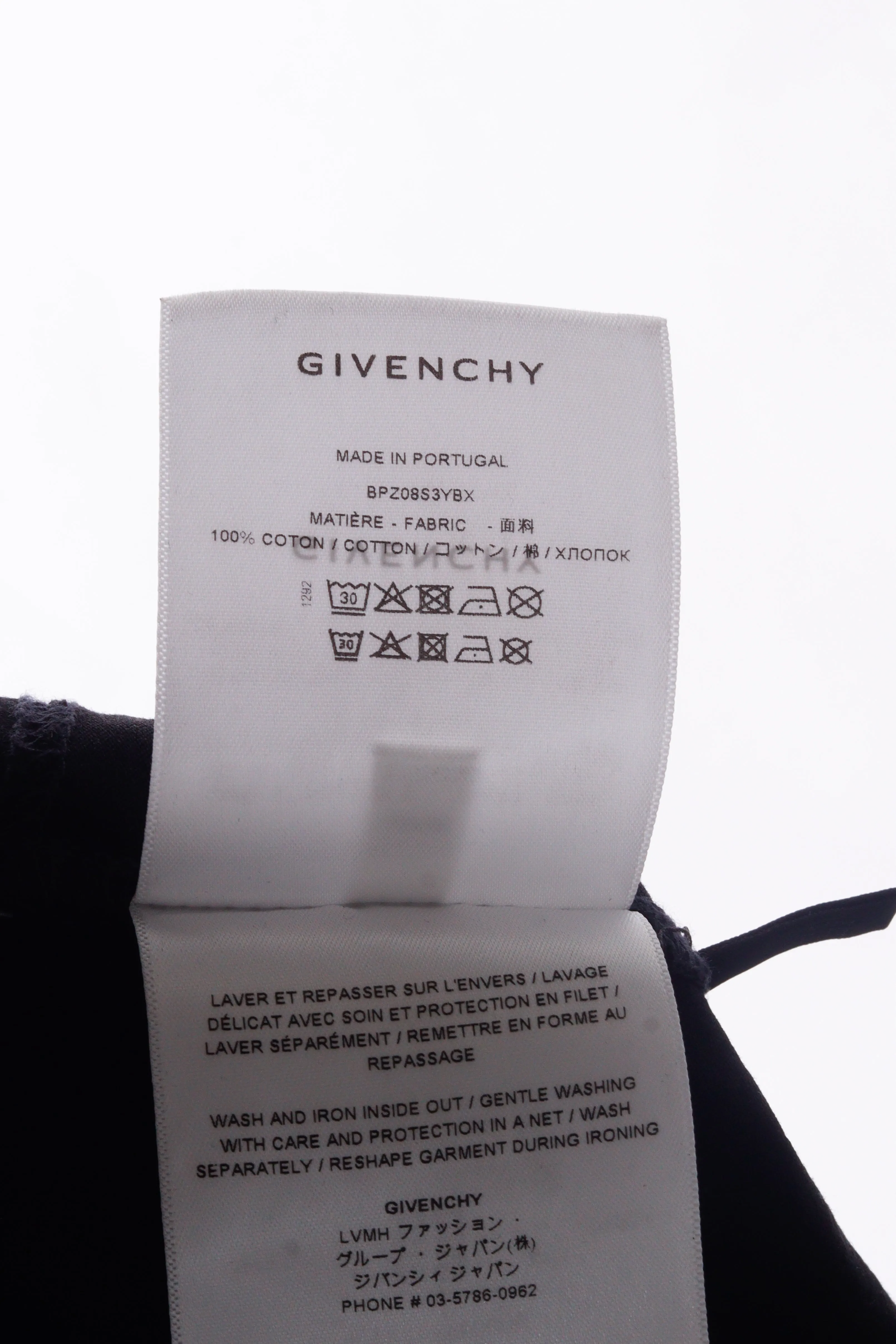 Givenchy FW24 'Embroidered' Balaclava Faded Black (2024)