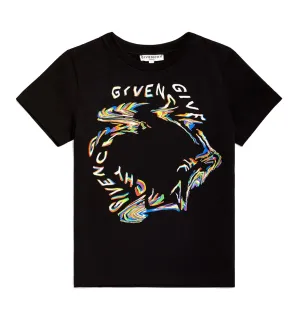 Givenchy Glitch Printed T-Shirt (Black)