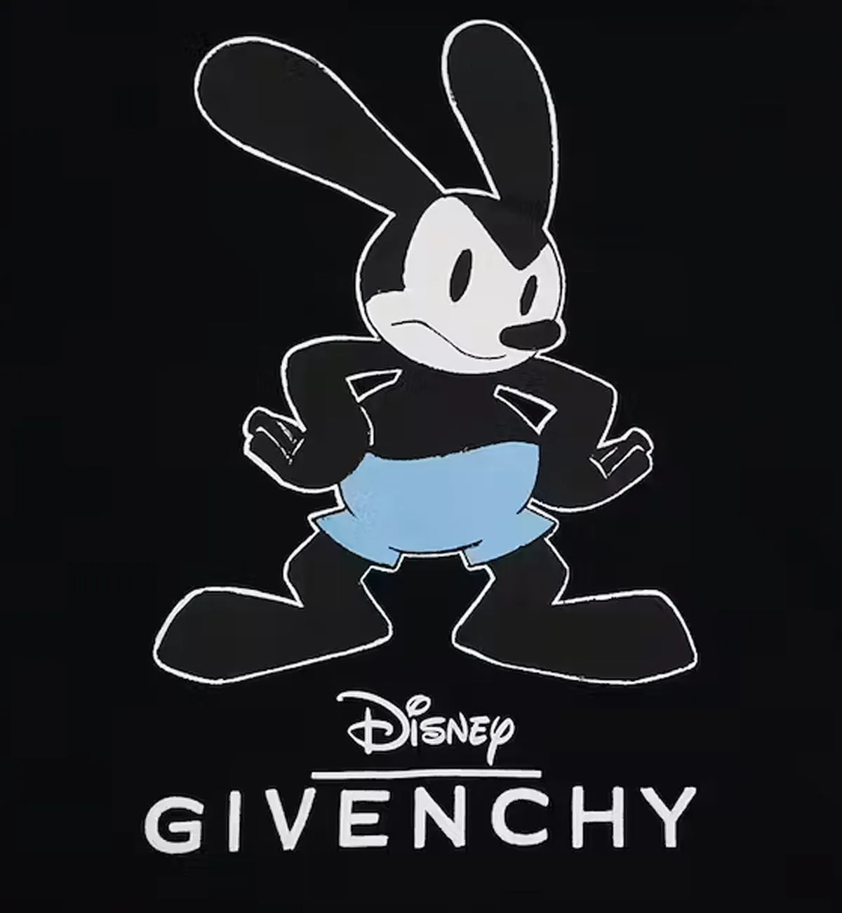 Givenchy Oswald The Lucky Rabbit Tee (Black)