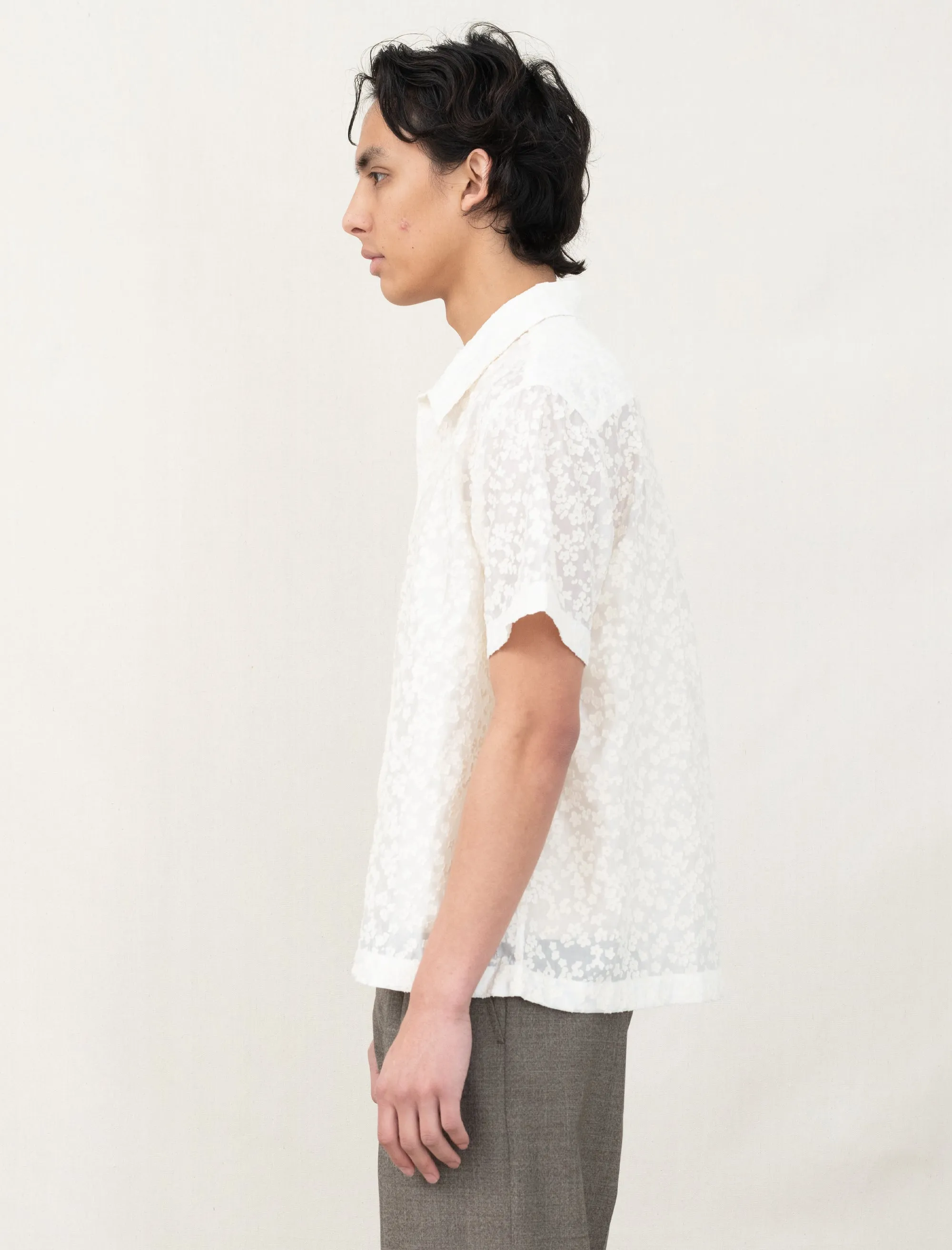 Holiday Shirt (Sheer Floral)