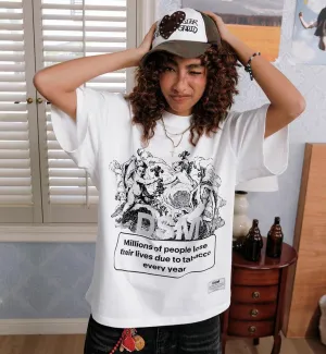 I Don't Smoke DSM Tabcco T-Shirt (White)