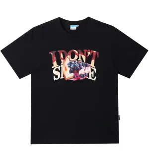 I Don't Smoke Grape Logo T-Shirt (Black)