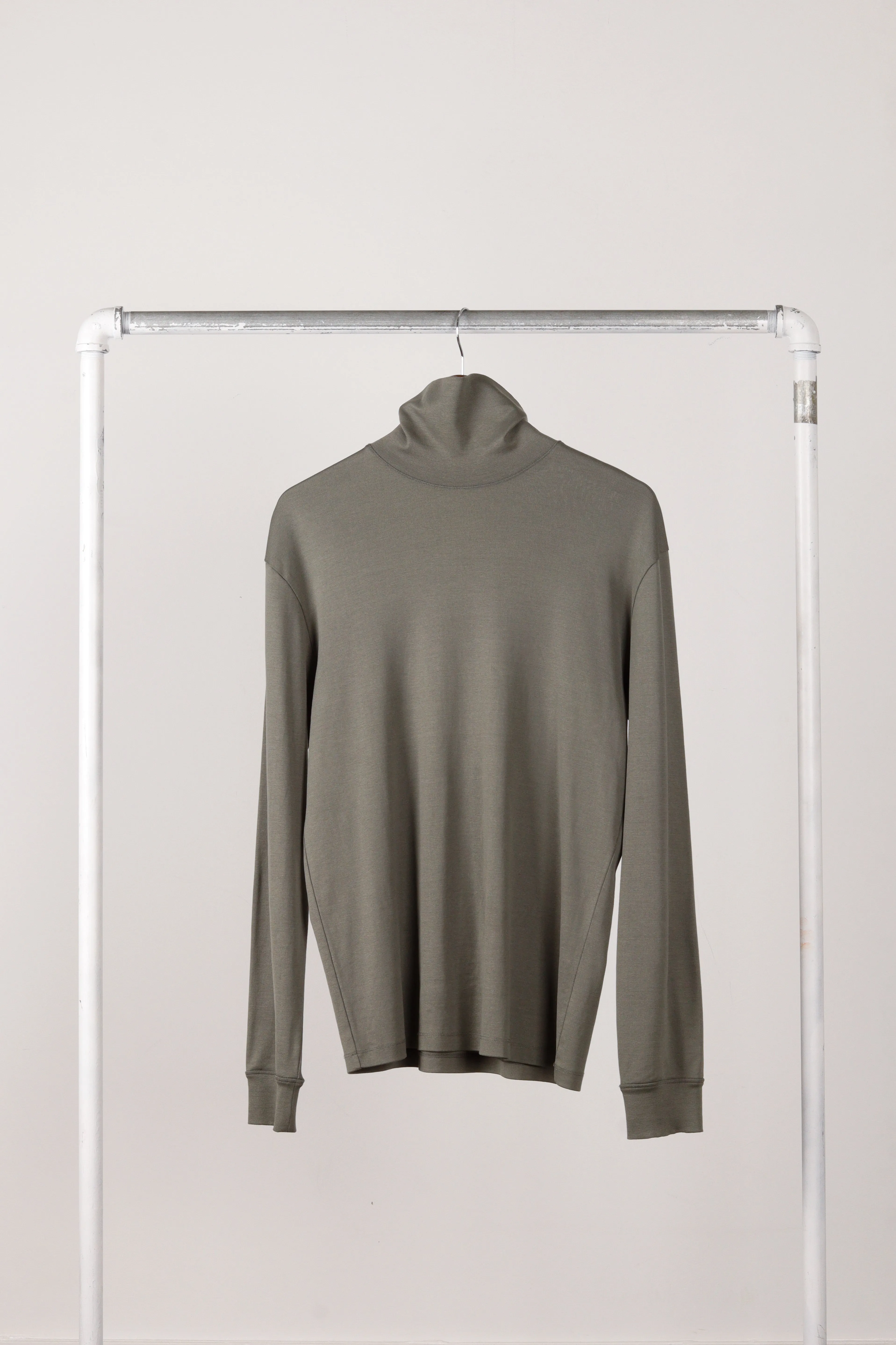 Lemaire FW21 'Fine Rib' Turtleneck Gray (2021)