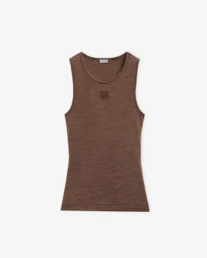 Loewe - Women's Anagram Tank Top - (Chocolate Brown)