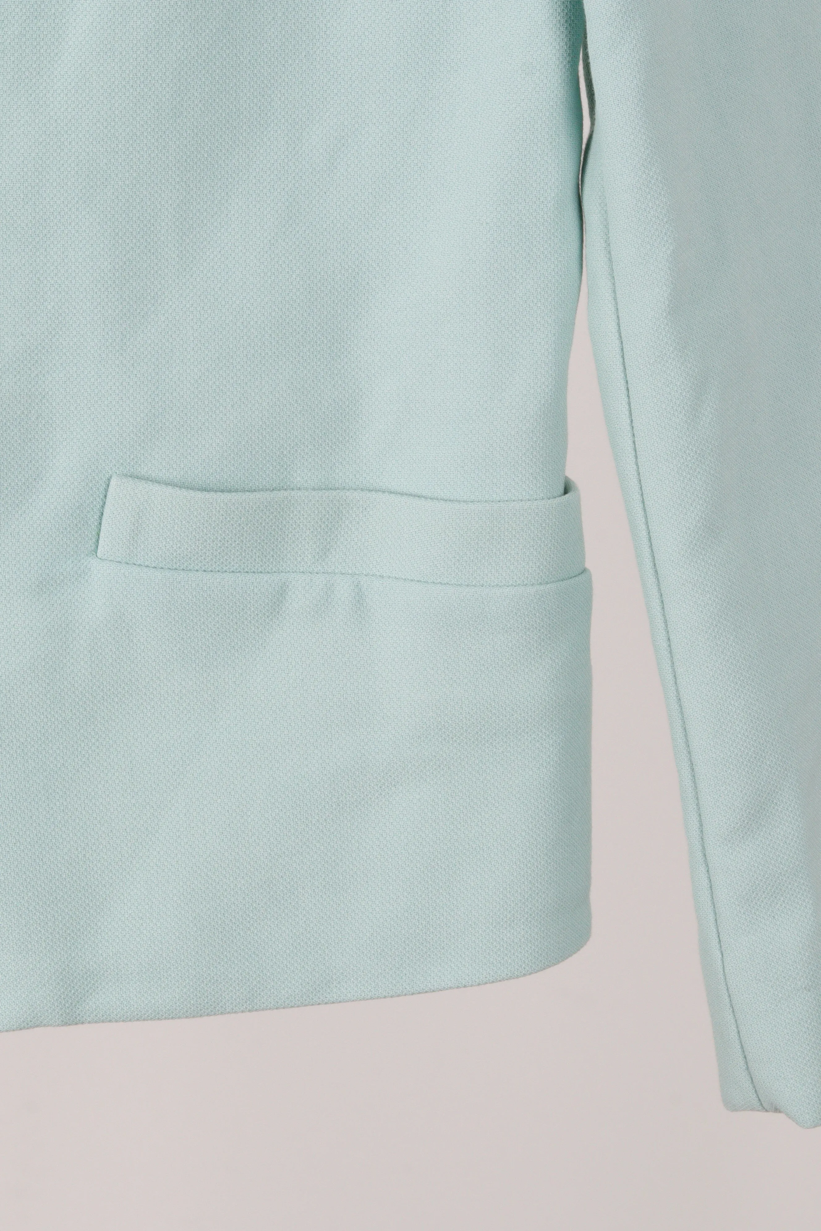 Marni AW18 'Virgin Wool Blend' Evening Jacket Pale Turquoise (2018)