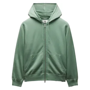 MIDWEIGHT TERRY STANDARD ZIP HOODIE SAGE