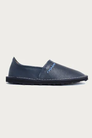 Moccasin Shoe - Blue