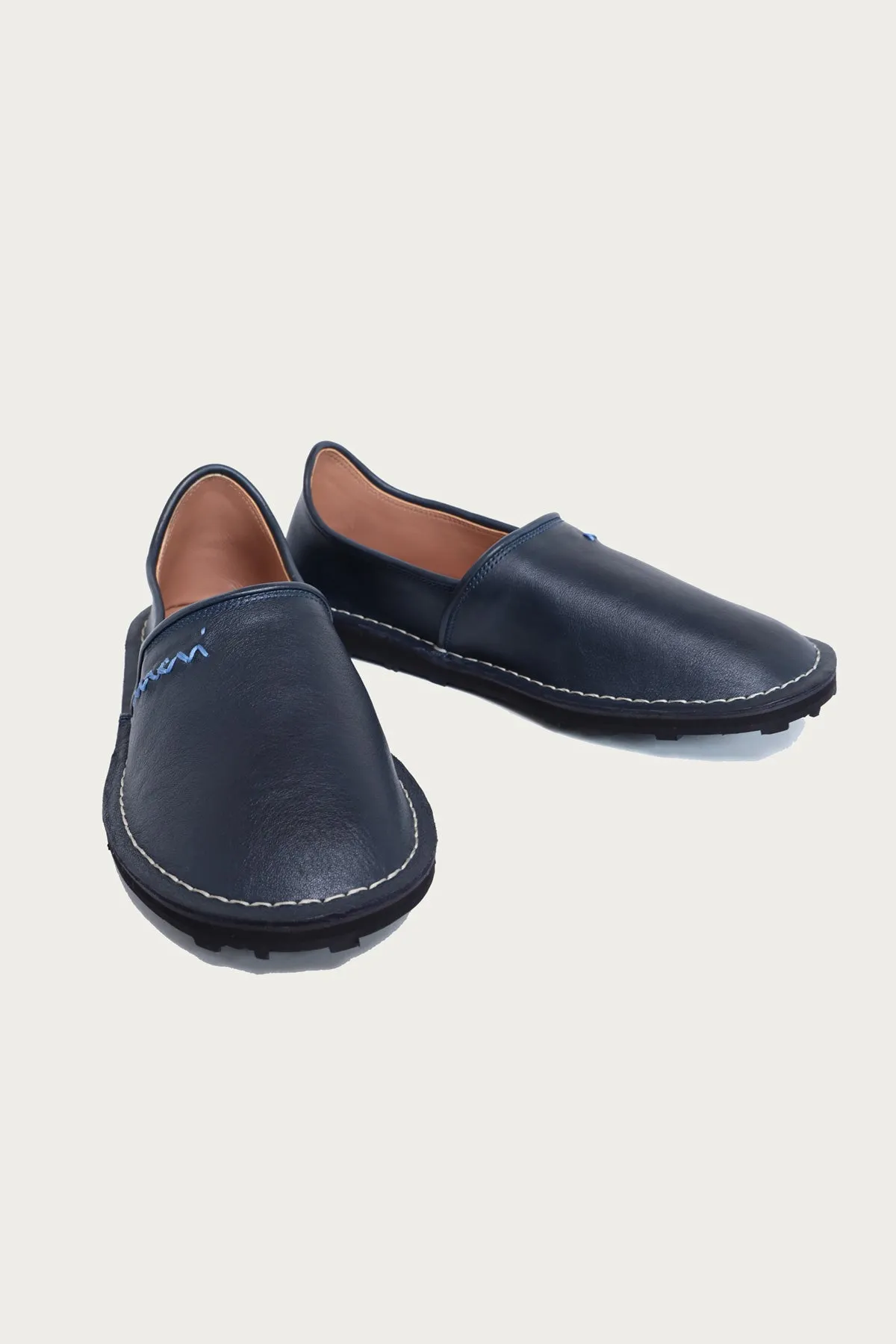 Moccasin Shoe - Blue
