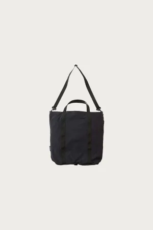 Nylon Packable Explorer Tote - Black