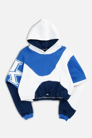 Patchwork Kentucky Wave Crop Sweatshirt - XS