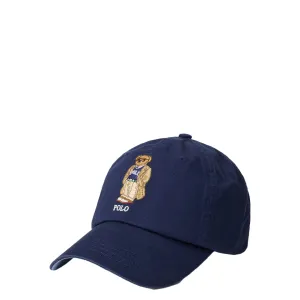POLO BEAR TWILL CAP NAVY