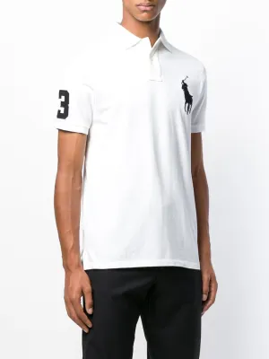 POLO RALPH LAUREN - Men Short-Sleeve Big Pony Mesh Polo - Custom Slim (BSR)