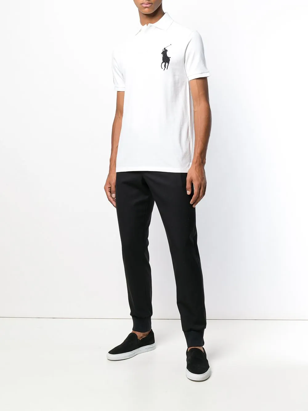 POLO RALPH LAUREN - Men Short-Sleeve Big Pony Mesh Polo - Custom Slim (BSR)
