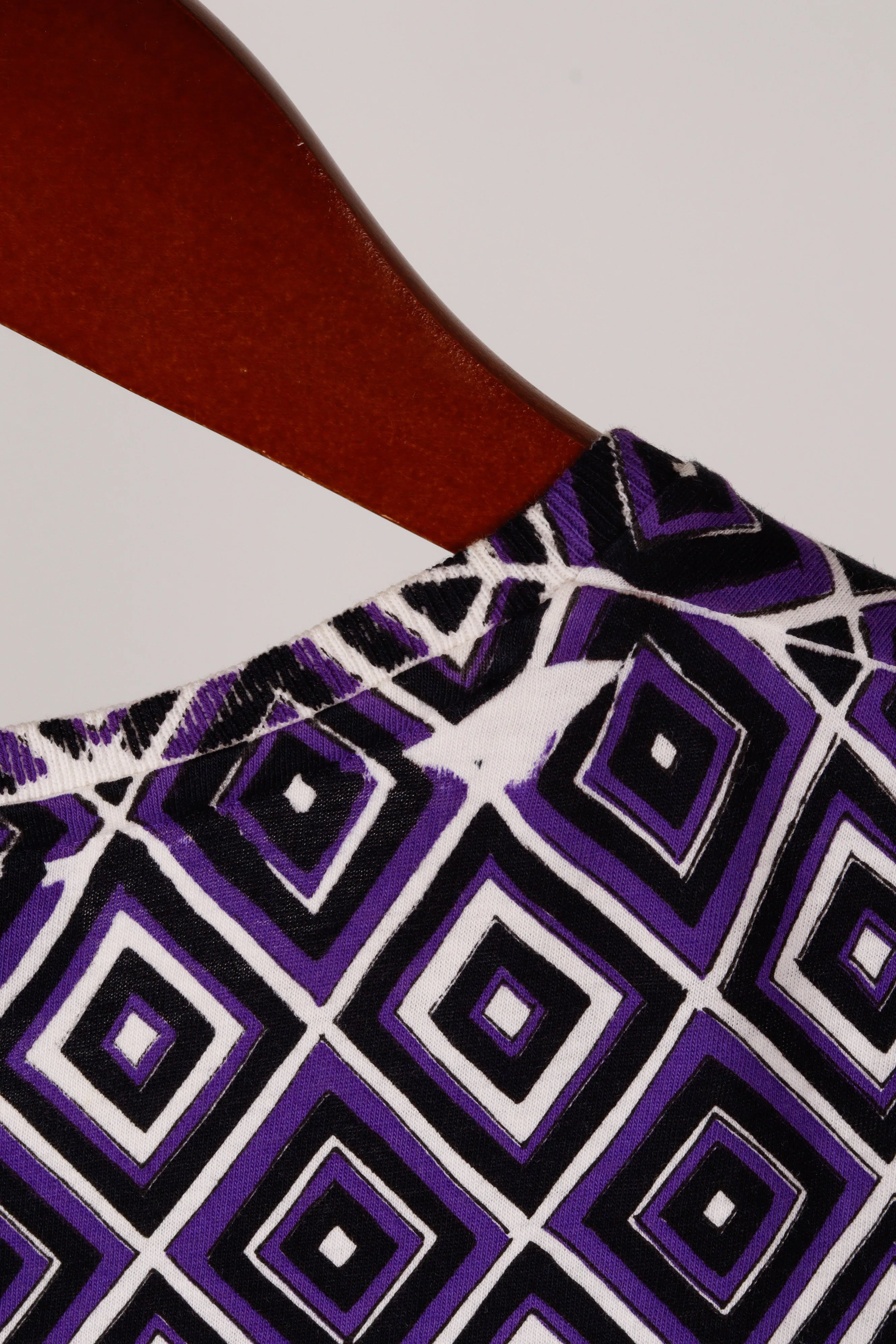 Prada SS12 'Painted Diamonds Print' Jersey Top (2012)