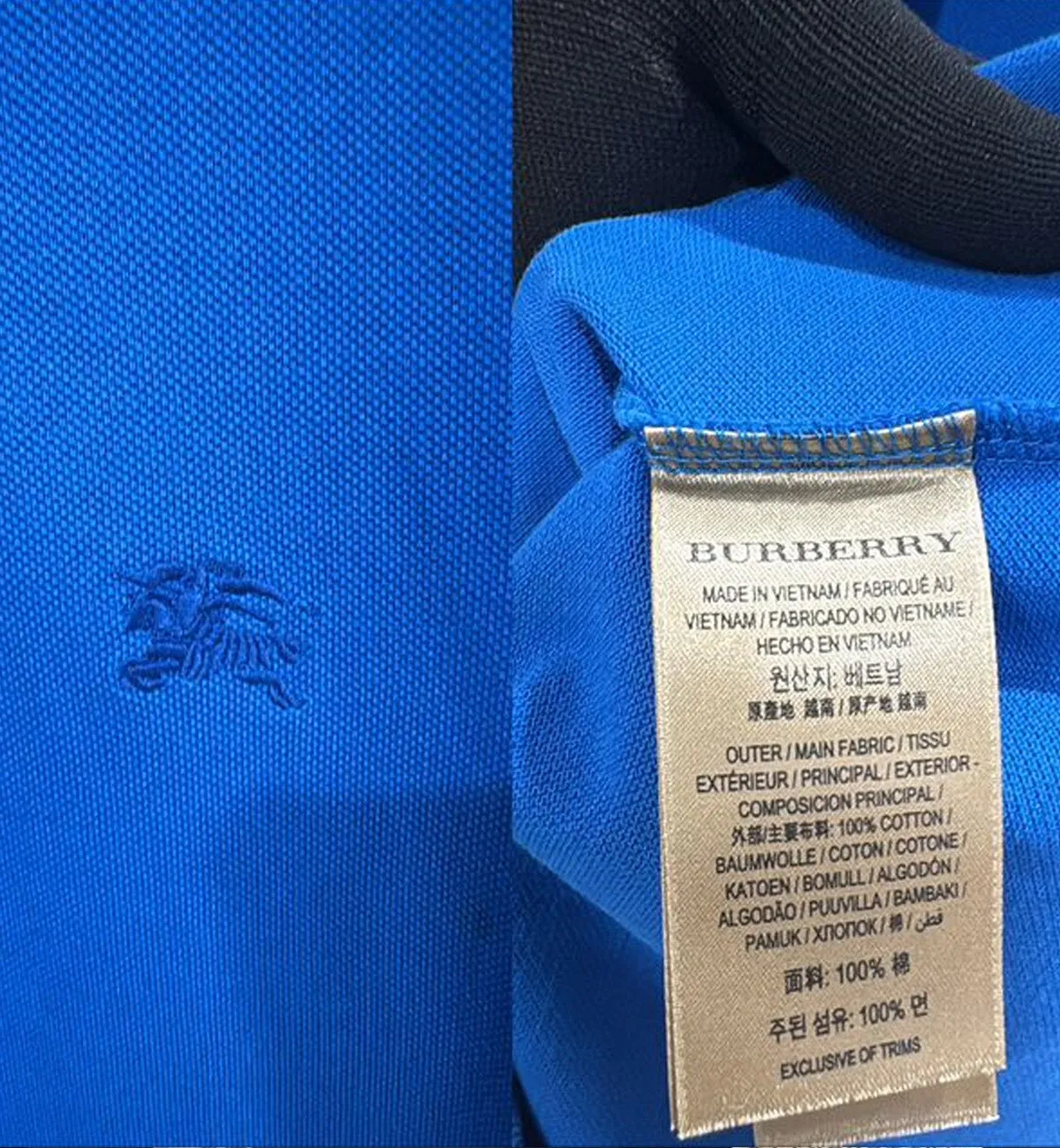 [Pre-used] Burberry Polo Blue (Middle Checkered)