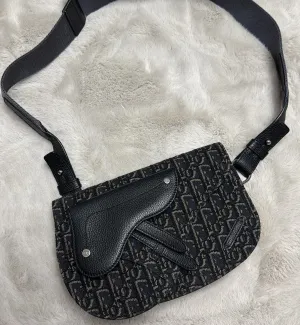 [Pre-used] Dior Bag Beltbag Black Jacquard (Rare)