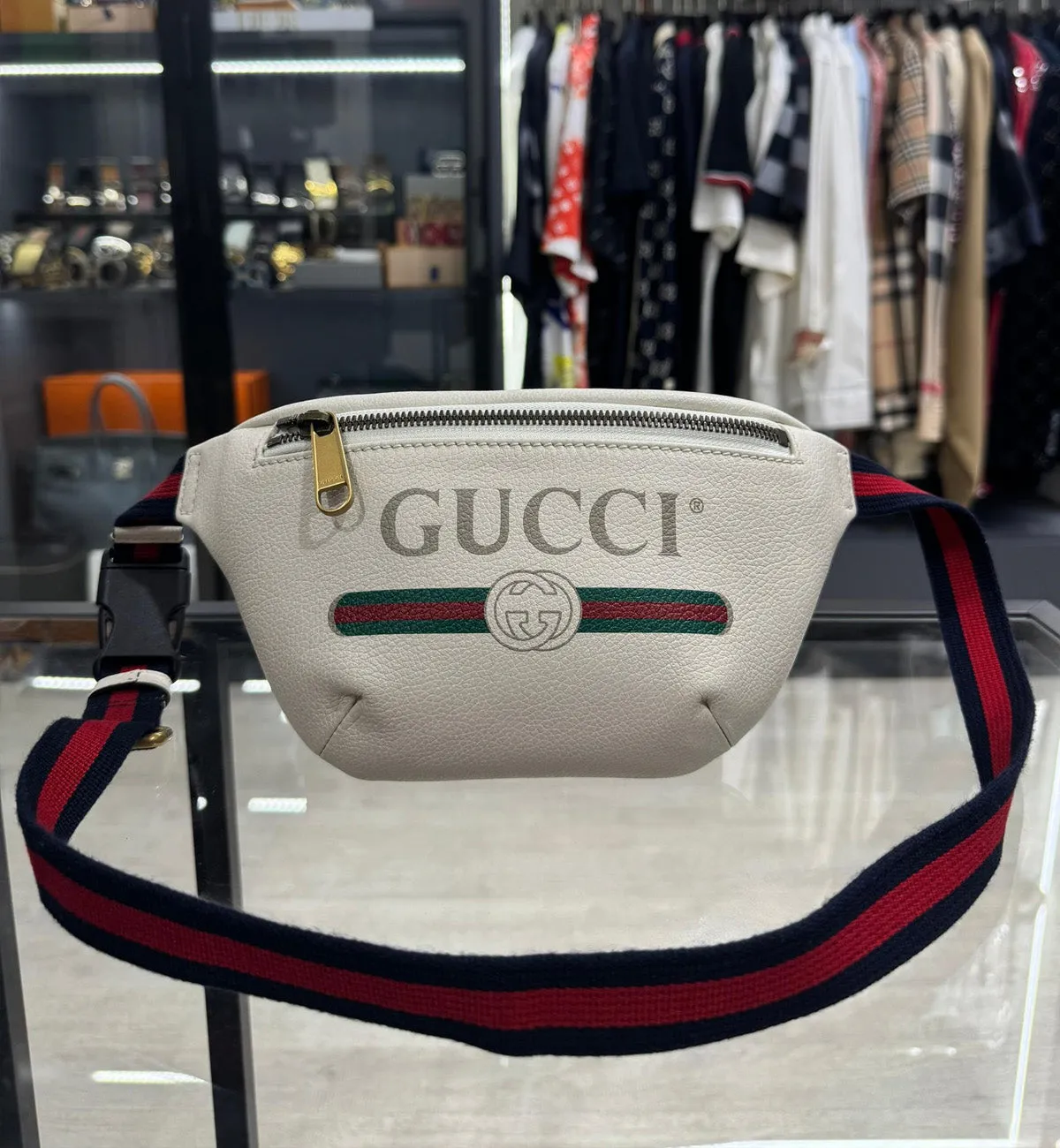 [Pre-used] Gucci Waistbag Beige Small