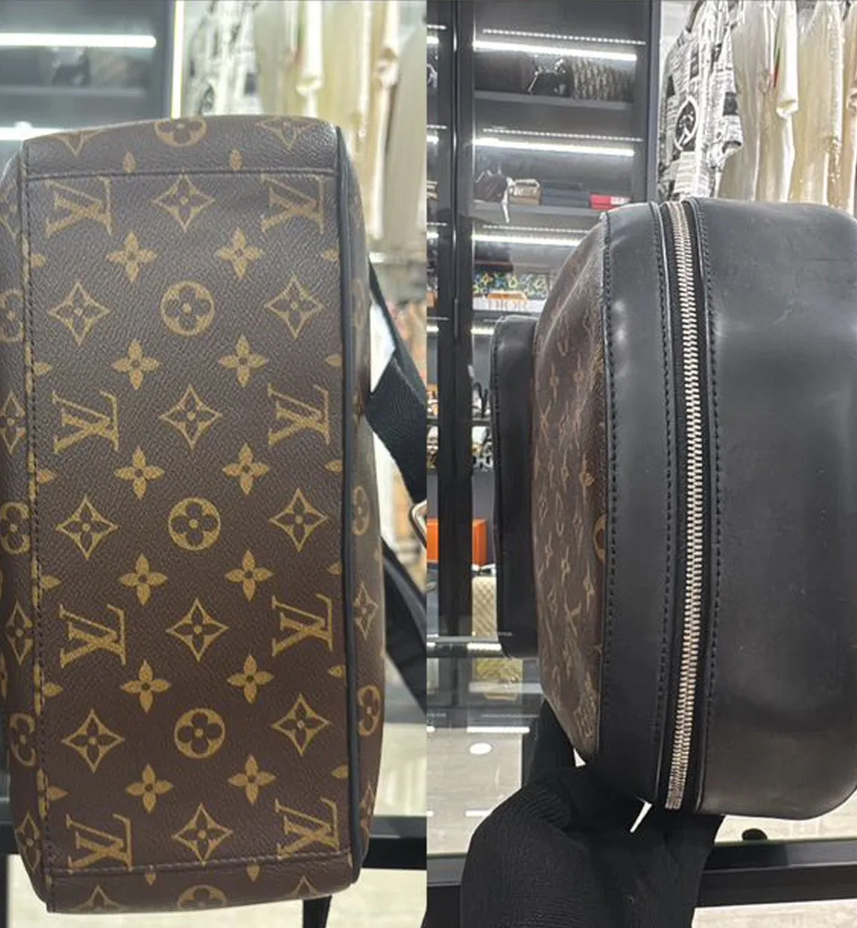 [Pre-used] LV Backpack Josh Monogram Brown