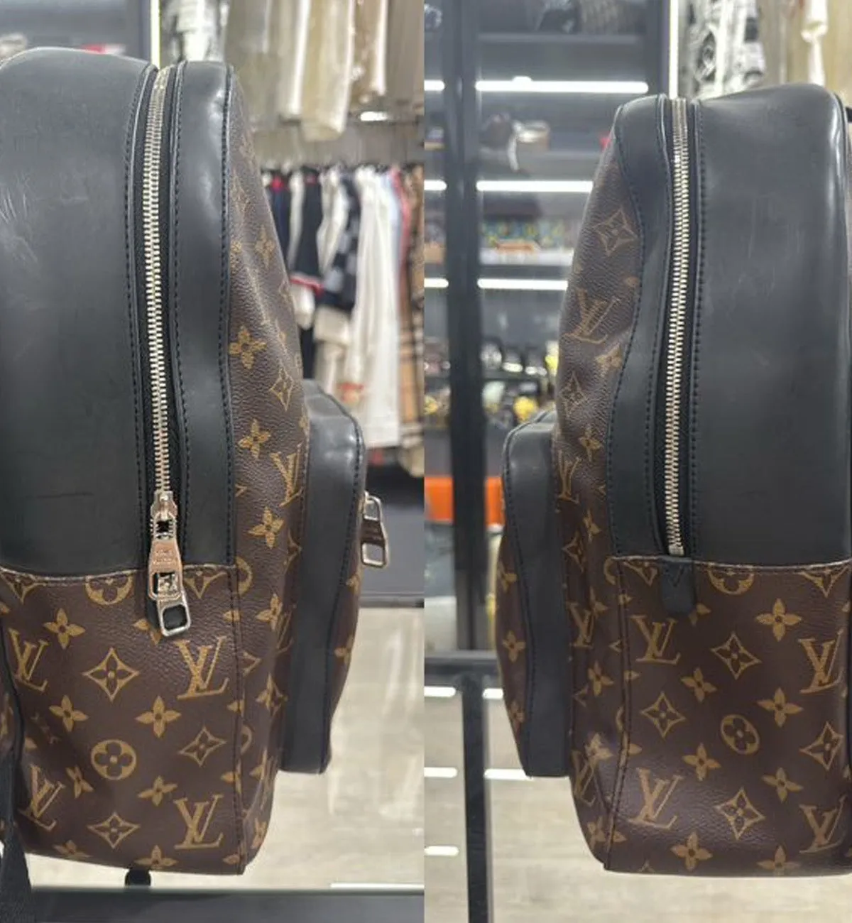 [Pre-used] LV Backpack Josh Monogram Brown
