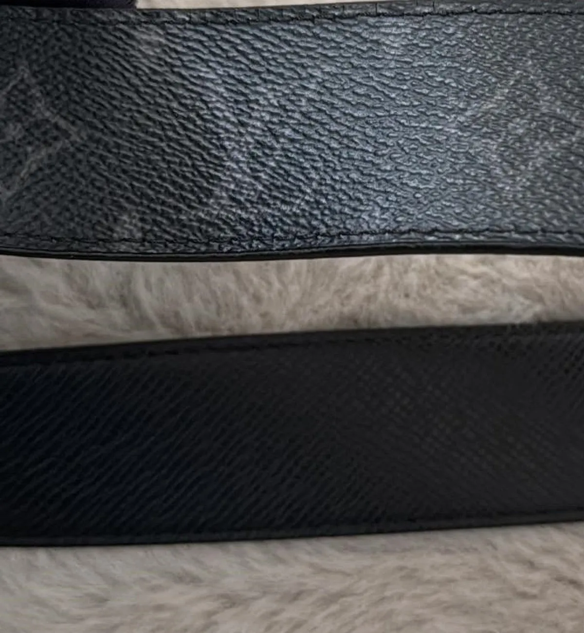 [Pre-used] LV Belt 3 Steps Monogram Eclipse Reversible (Newer Model)