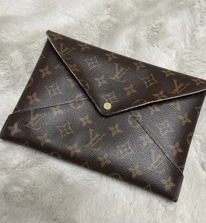 [Pre-used] LV Clutch Kirigami Monogram Brown