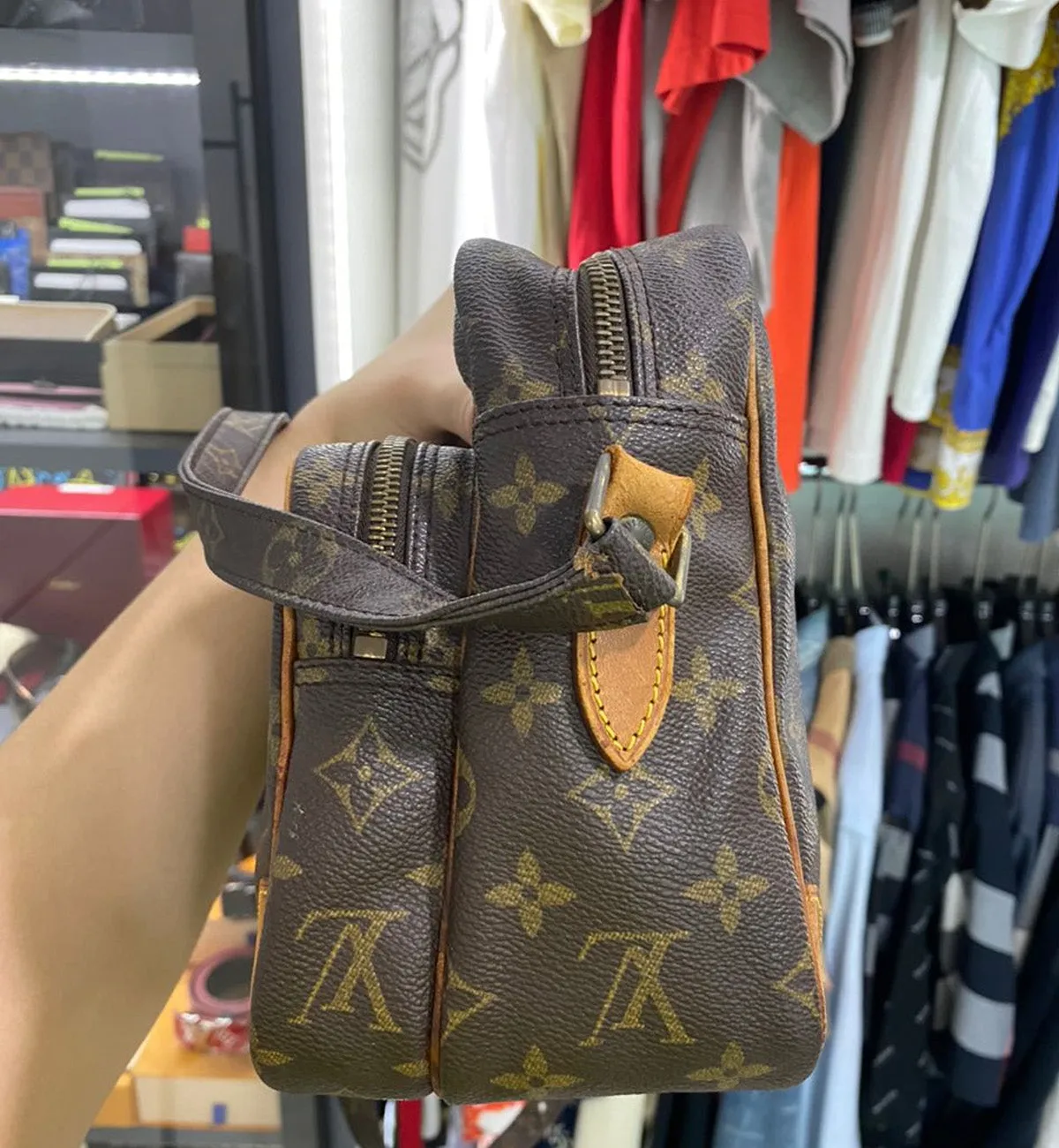 [Pre-used] LV Monogram Nile Large Bag