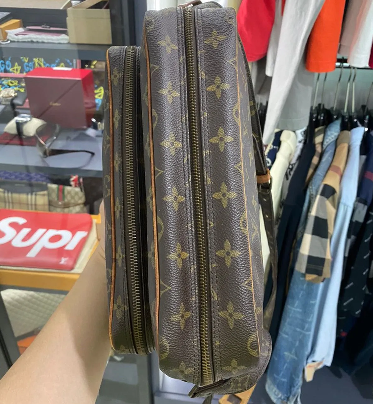 [Pre-used] LV Monogram Nile Large Bag