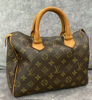 [Pre-Used] LV Speedy 25 Monogram Brown Bag