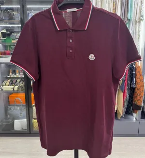 [Pre-used] Moncler Polo Red with Logo