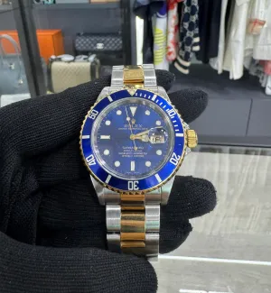 [Pre-used] Rolex Submariner Bluesy 16613 Half Gold