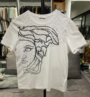 [Pre-Used] Versace Tee White Medusa Collection Logo
