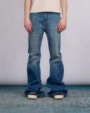 Rick Owens DRKSHDW Bolan Btcut Jn Strtch Dnm Wshd Indigo