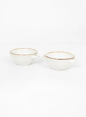 Soup Bowl set of 2 White