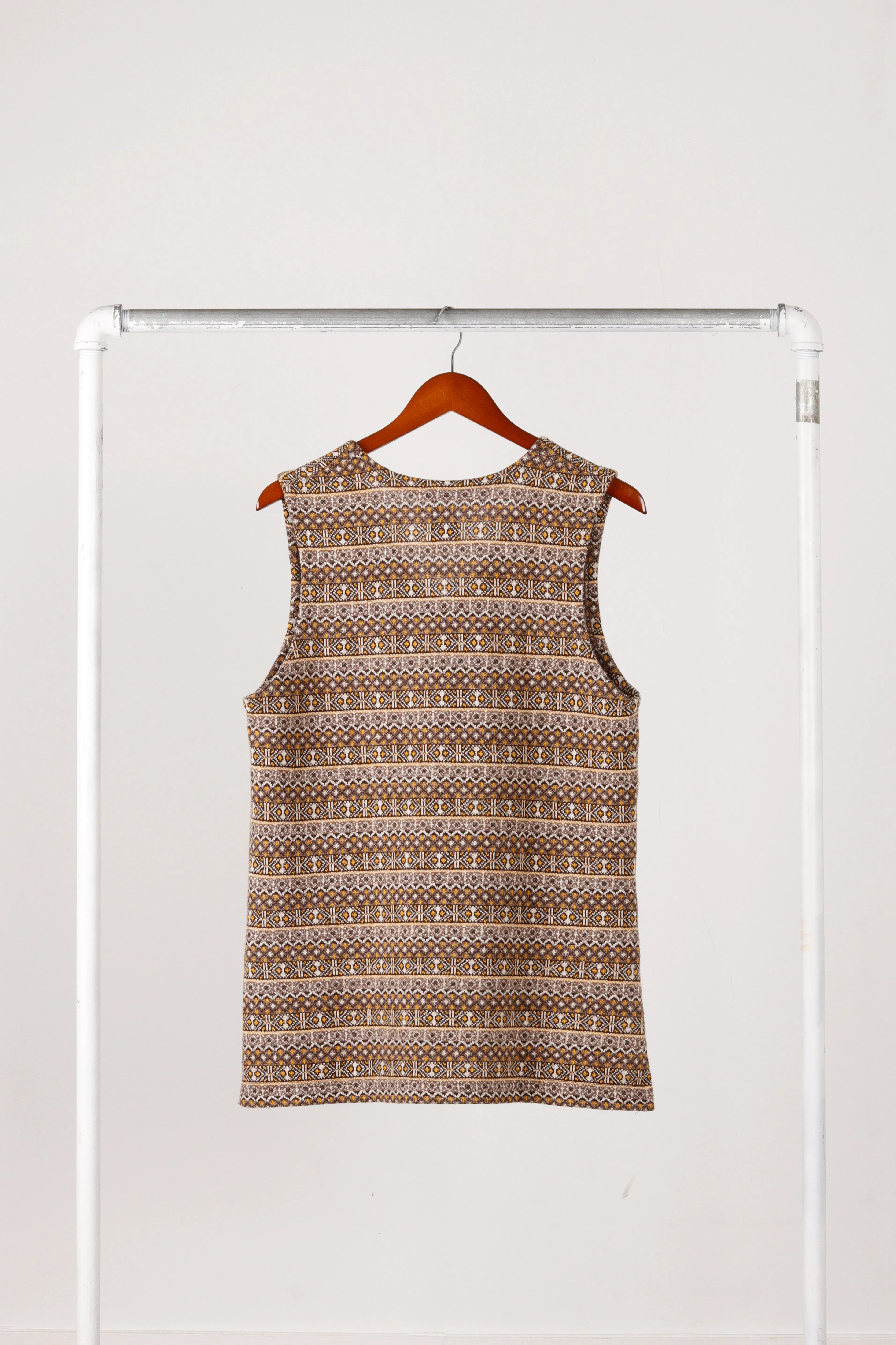 South2 West8 'Geometric Aztec Pattern' Sleeveless Tunic Sweater